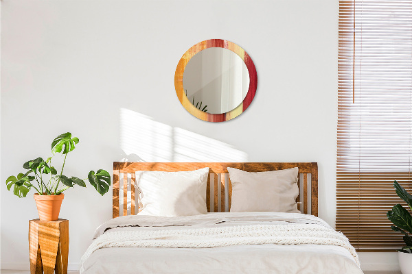 Specchio tondo stampato Immagine astratta