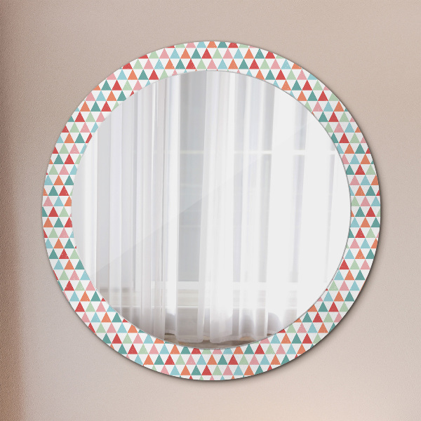 Specchio tondo decoro Pattern geometrico
