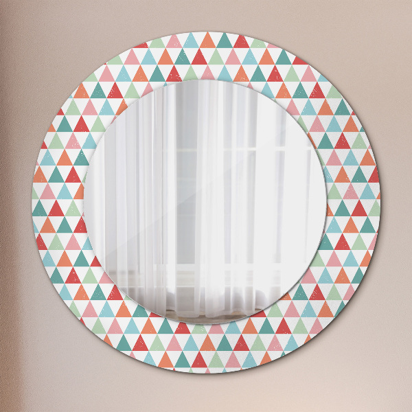 Specchio tondo decoro Pattern geometrico