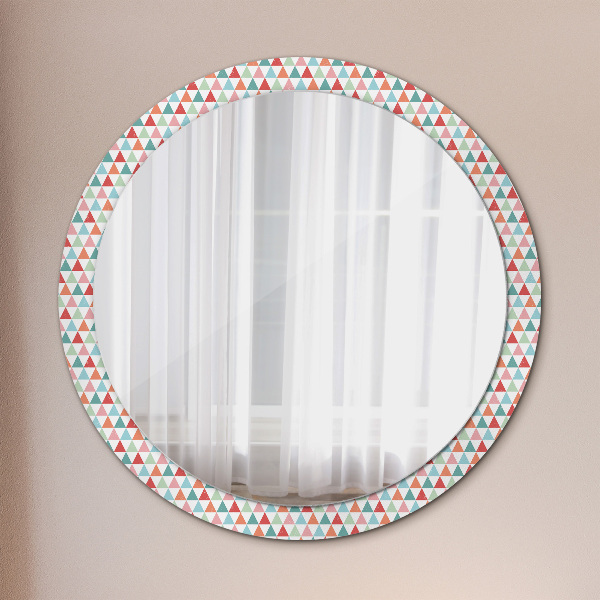 Specchio tondo decoro Pattern geometrico
