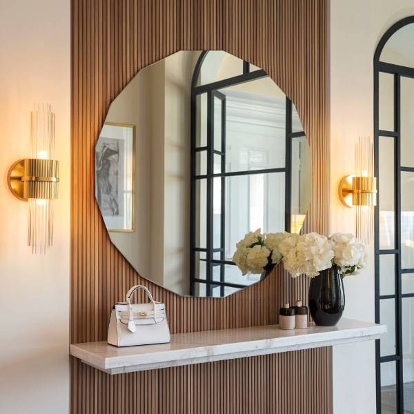 Specchio geometrico dalla forma originale 50x50 cm