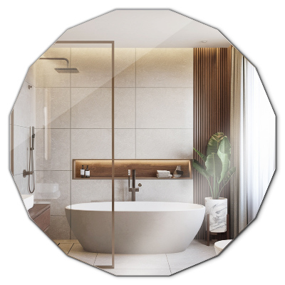 Specchio poligonale dal design unico 60x60 cm
