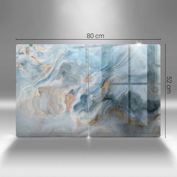 Copertura piano cottura Trama di marmo