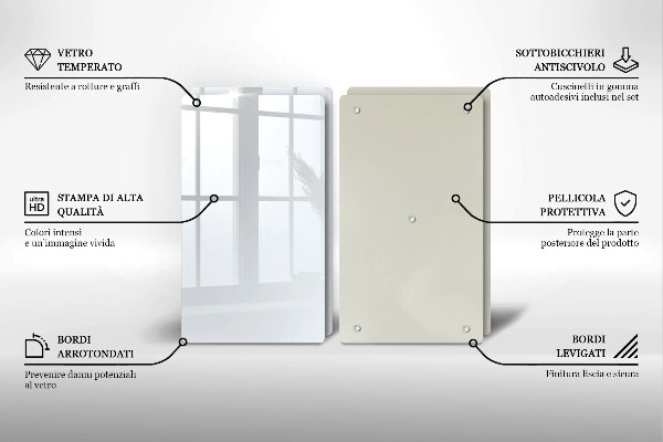 Copri piano cottura Colore bianco