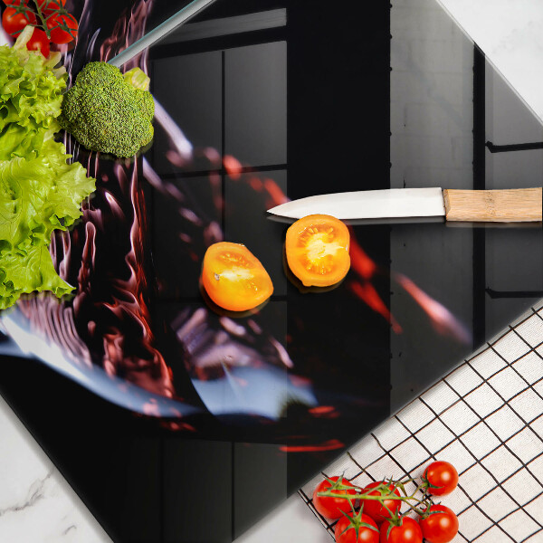 Copri piano cottura in vetro Un bicchiere di vino rosso