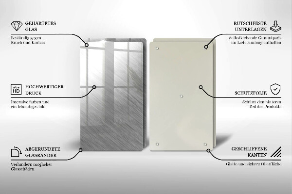 Copertura piano cottura Sfondo con struttura in metallo