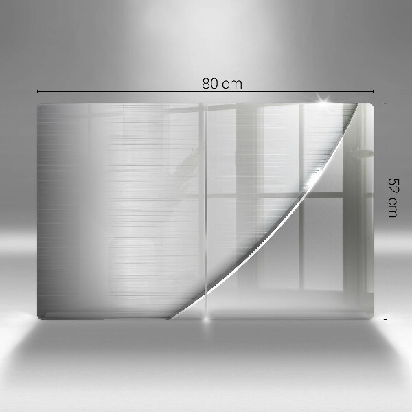 Copri piano cottura in vetro Forme metalliche