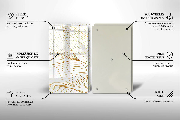 Copertura piano cottura Modello di linee moderne