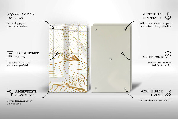 Copertura piano cottura Modello di linee moderne