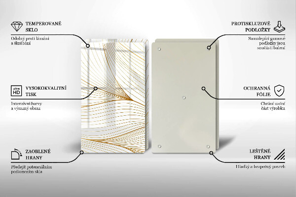 Copertura piano cottura Modello di linee moderne