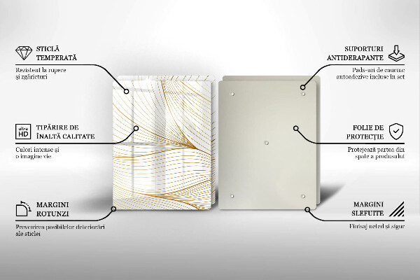Copertura piano cottura Modello di linee moderne