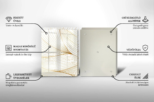 Copertura piano cottura Modello di linee moderne