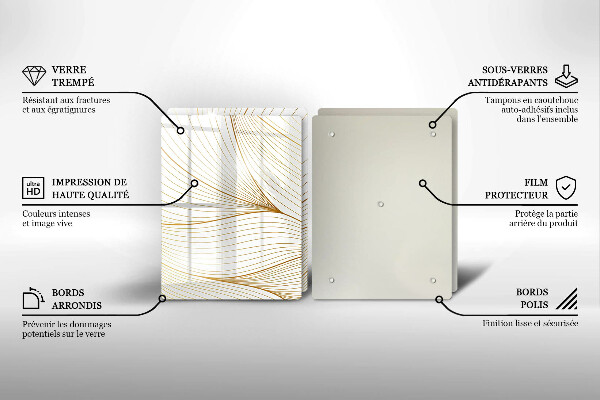 Copertura piano cottura Modello di linee moderne