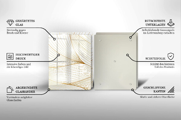 Copertura piano cottura Modello di linee moderne