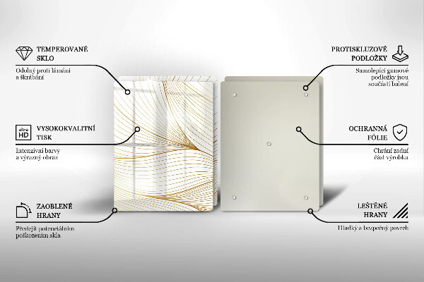 Copertura piano cottura Modello di linee moderne