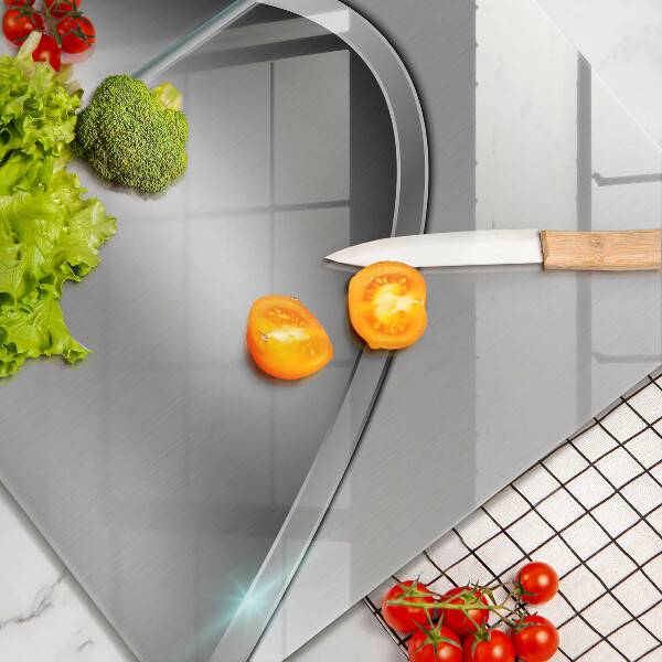 Copri piano cottura in vetro Astrazione del metallo