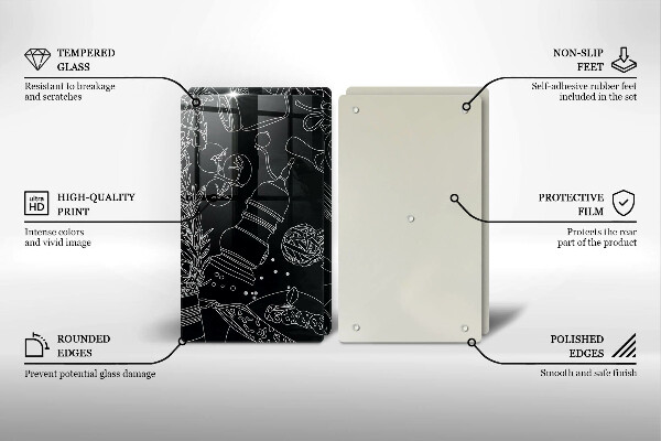 Copri piano cottura in vetro Accessori per la cucina