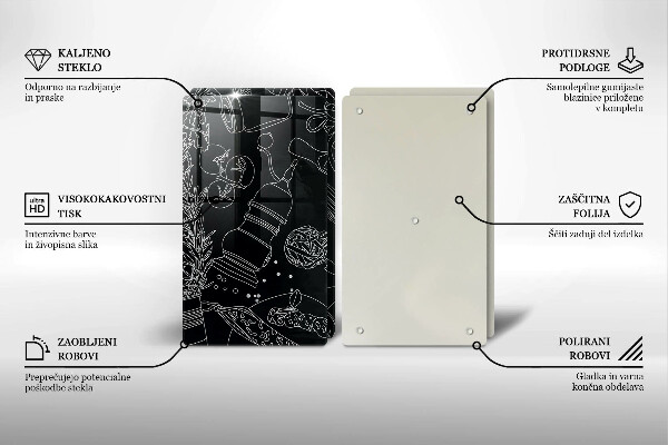 Copri piano cottura in vetro Accessori per la cucina