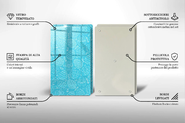 Copri piano cottura in vetro Tema pasquale