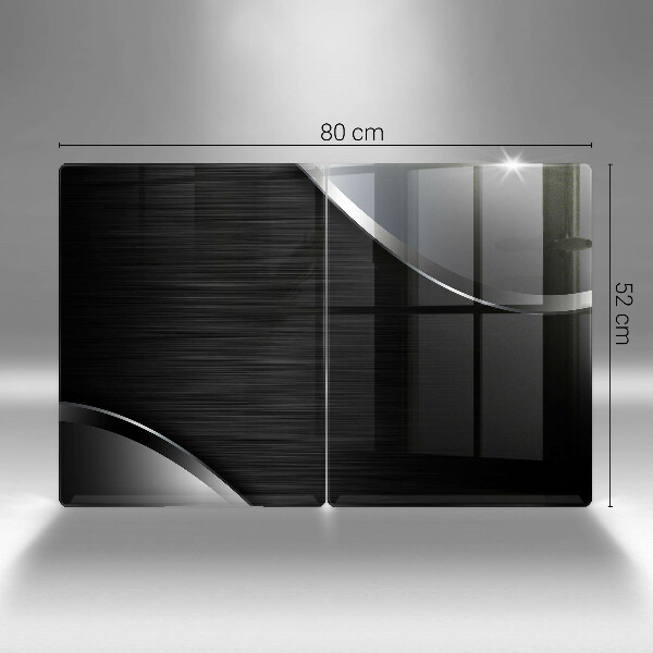 Copertura piano cottura Astrazione del metallo