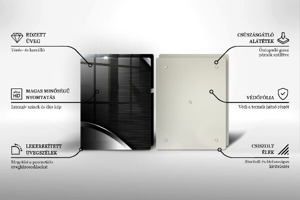 Copertura piano cottura Astrazione del metallo