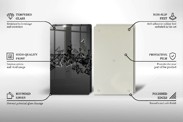 Copertura piano cottura Forme astratte 3D