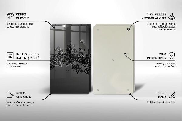 Copertura piano cottura Forme astratte 3D