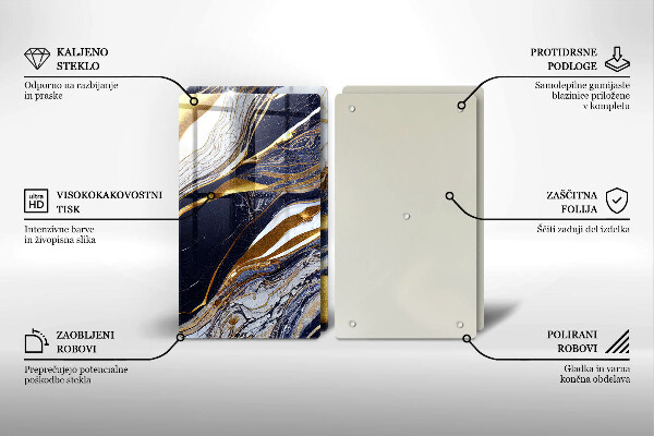 Copri piano cottura Astrazione colorata