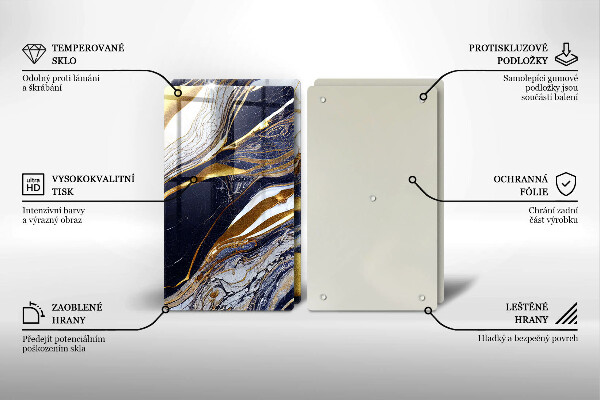 Copri piano cottura Astrazione colorata