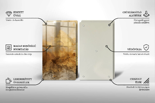 Copri piano cottura Trama ricca