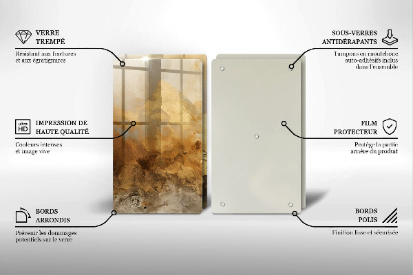 Copri piano cottura Trama ricca