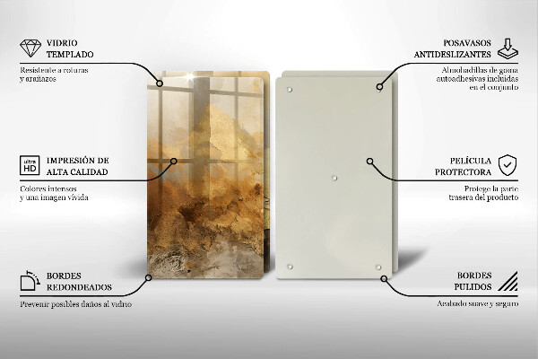 Copri piano cottura Trama ricca