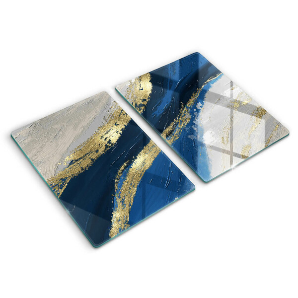 Copri piano cottura Texture con oro