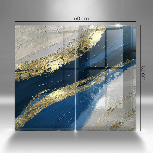 Copri piano cottura Texture con oro