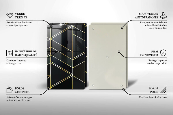 Copri piano cottura Triangoli astratti