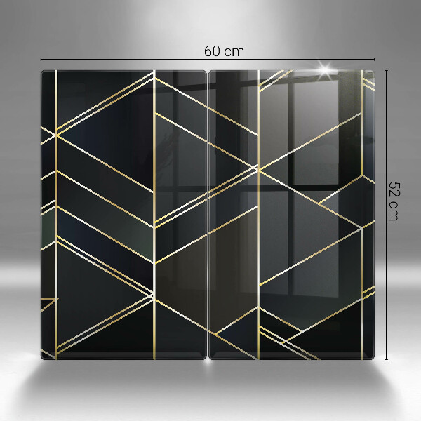 Copri piano cottura Triangoli astratti