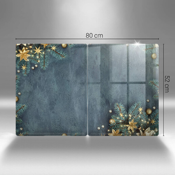 Copri piano cottura decorazioni natalizie