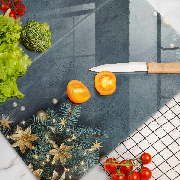 Copri piano cottura decorazioni natalizie