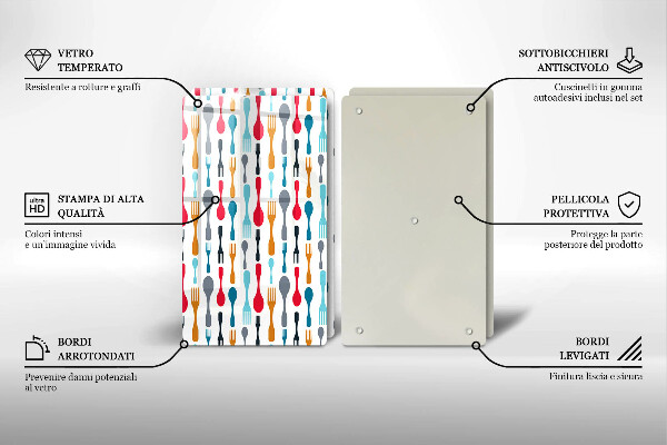 Copri piano cottura Illustrazione del cucchiaio