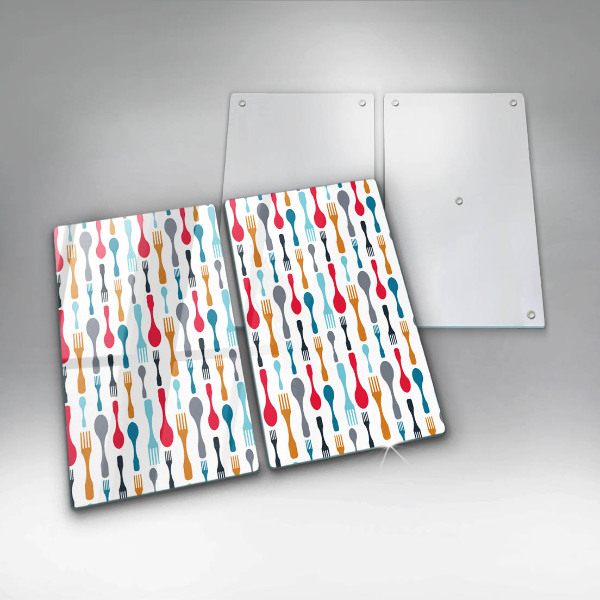 Copri piano cottura Illustrazione del cucchiaio