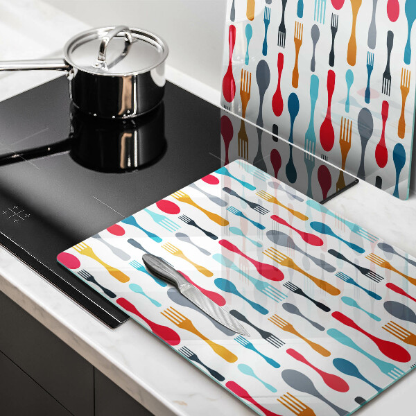Copri piano cottura Illustrazione del cucchiaio