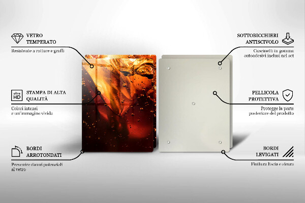 Copri piano cottura Bevanda alla cola con ghiaccio