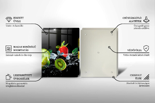 Copri piano cottura Frutta in acqua