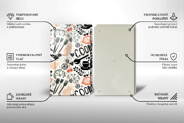 Copri piano cottura Motivo della cucina dei cartoni animati