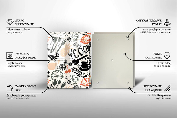 Copri piano cottura Motivo della cucina dei cartoni animati