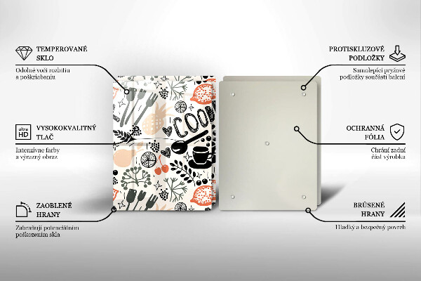 Copri piano cottura Motivo della cucina dei cartoni animati