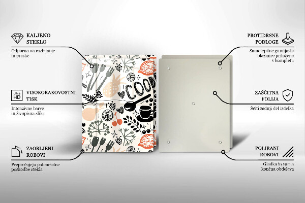 Copri piano cottura Motivo della cucina dei cartoni animati