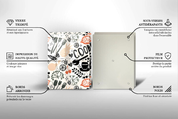 Copri piano cottura Motivo della cucina dei cartoni animati