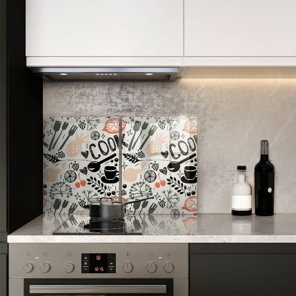 Copri piano cottura Motivo della cucina dei cartoni animati