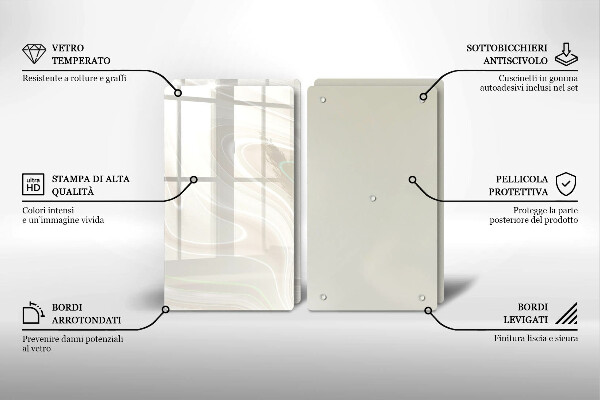 Copri piano cottura Consistenza cremosa
